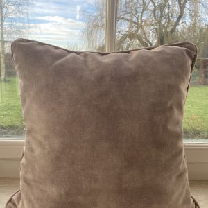 Kussen Velvet Adore  Taupe 50x50cm