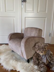 Kinderfauteuil Tekkie Velvet Taupe