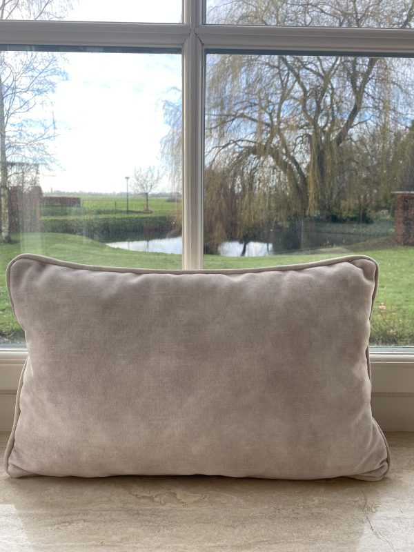 Kussen Velvet Adore Beige 50x30cm
